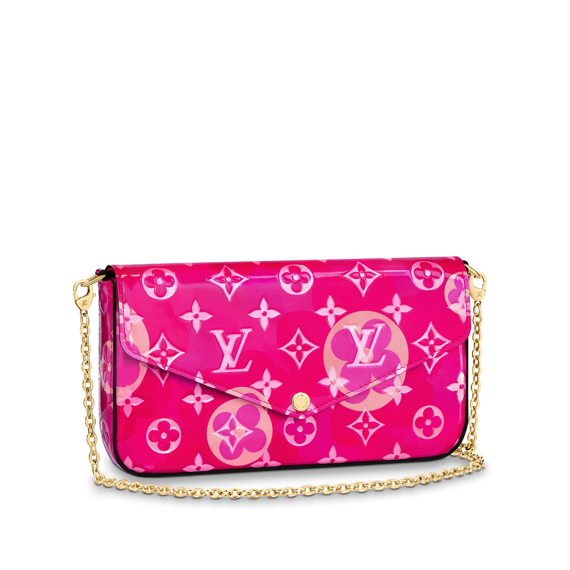 felicie pochette monogram vernis