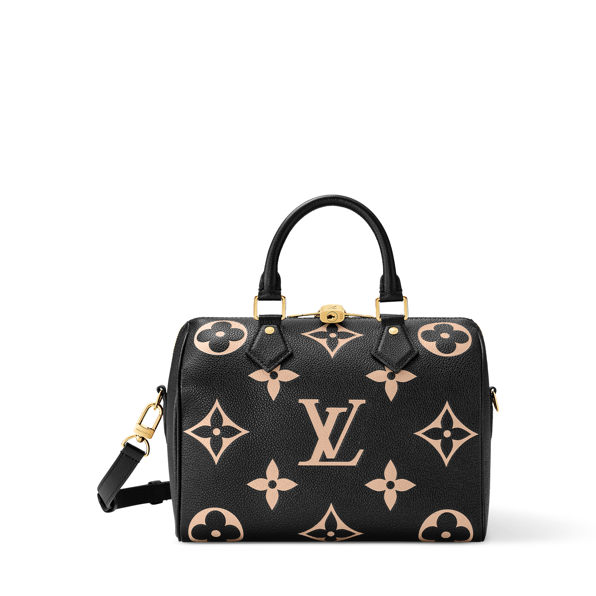 Speedy Bandoulière 25 雙色Monogram Empreinte 皮革- 時尚包款| LOUIS VUITTON