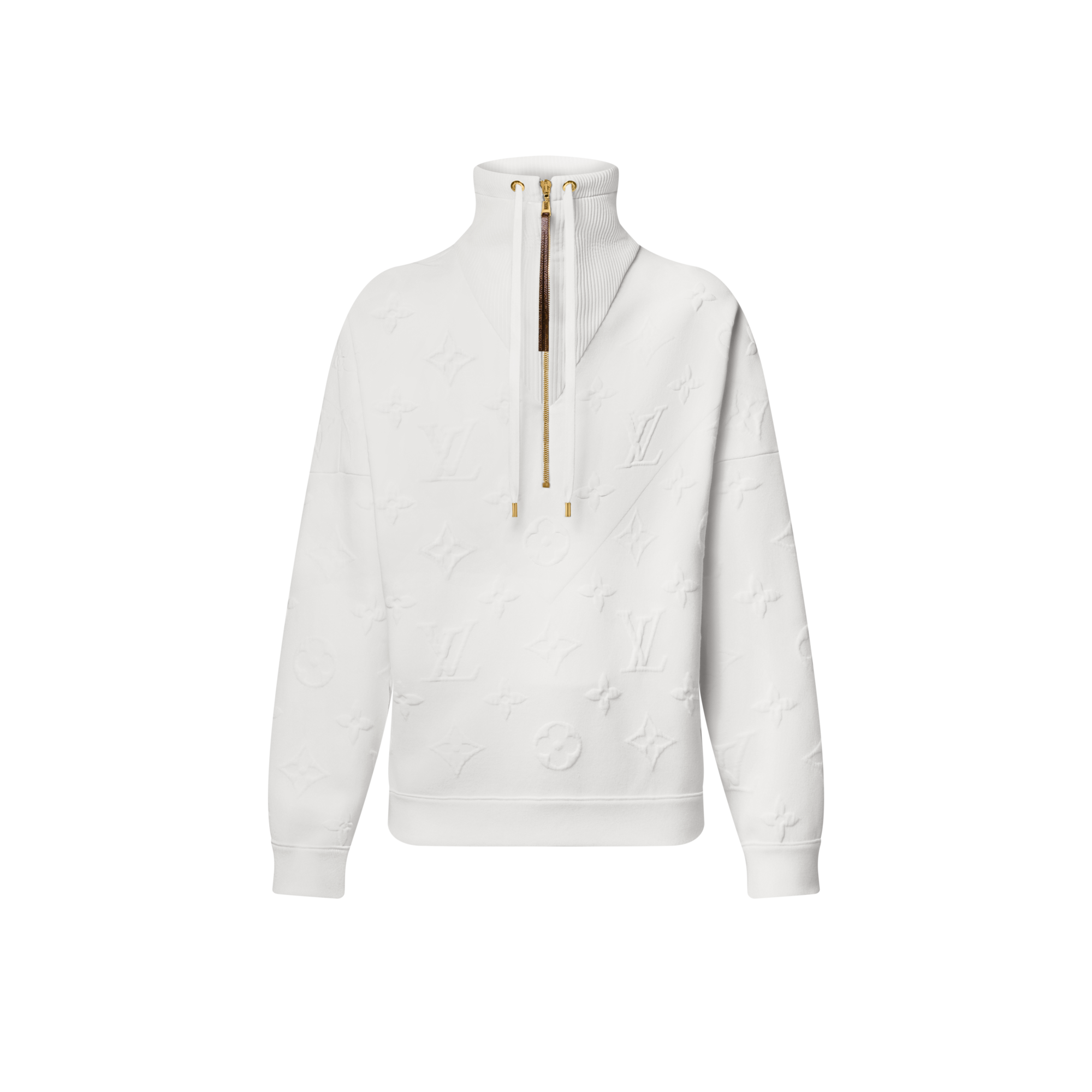 立體 Monogram 羅紋領位衛衣  in 女士