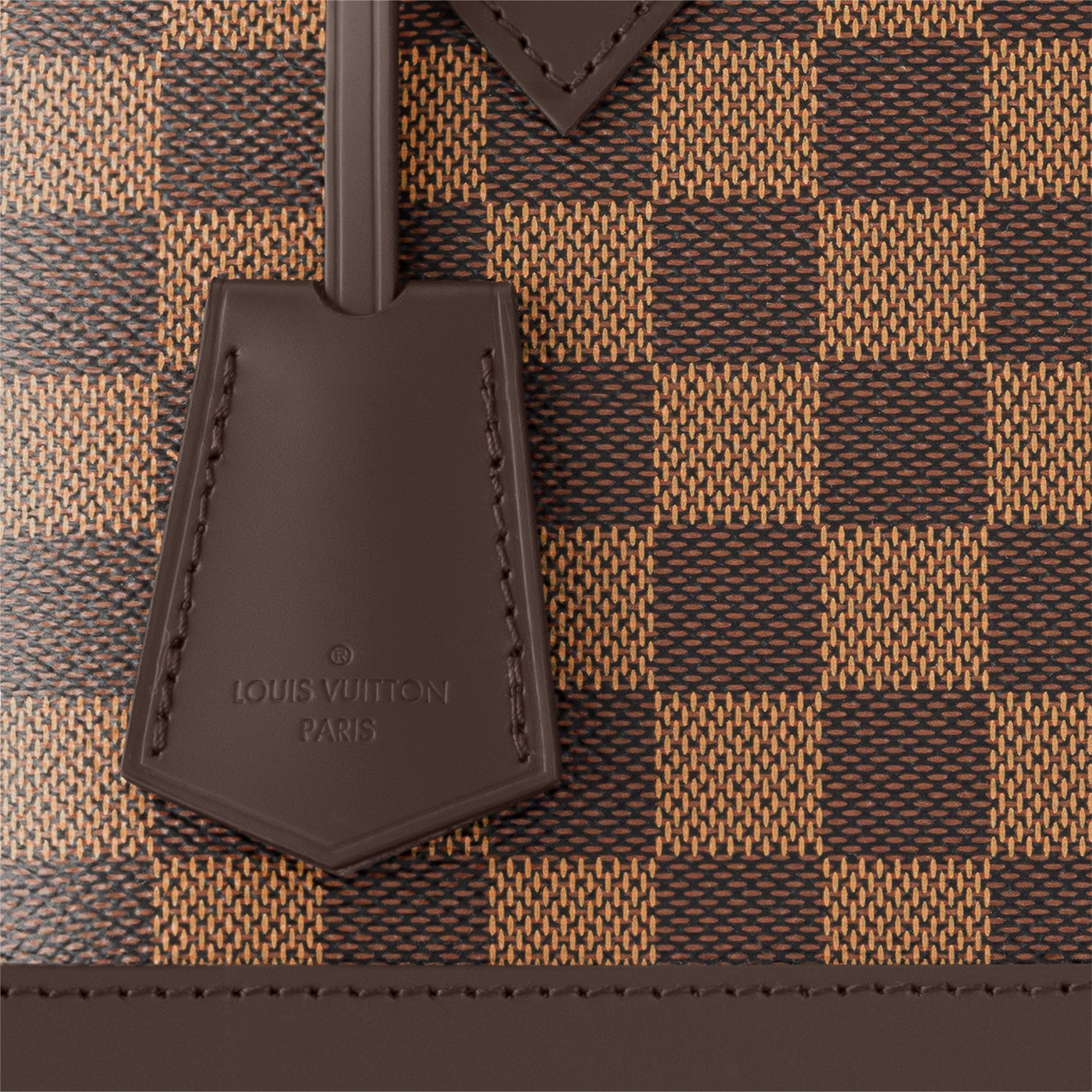 Alma BB Damier Ebène 帆布 in 女士