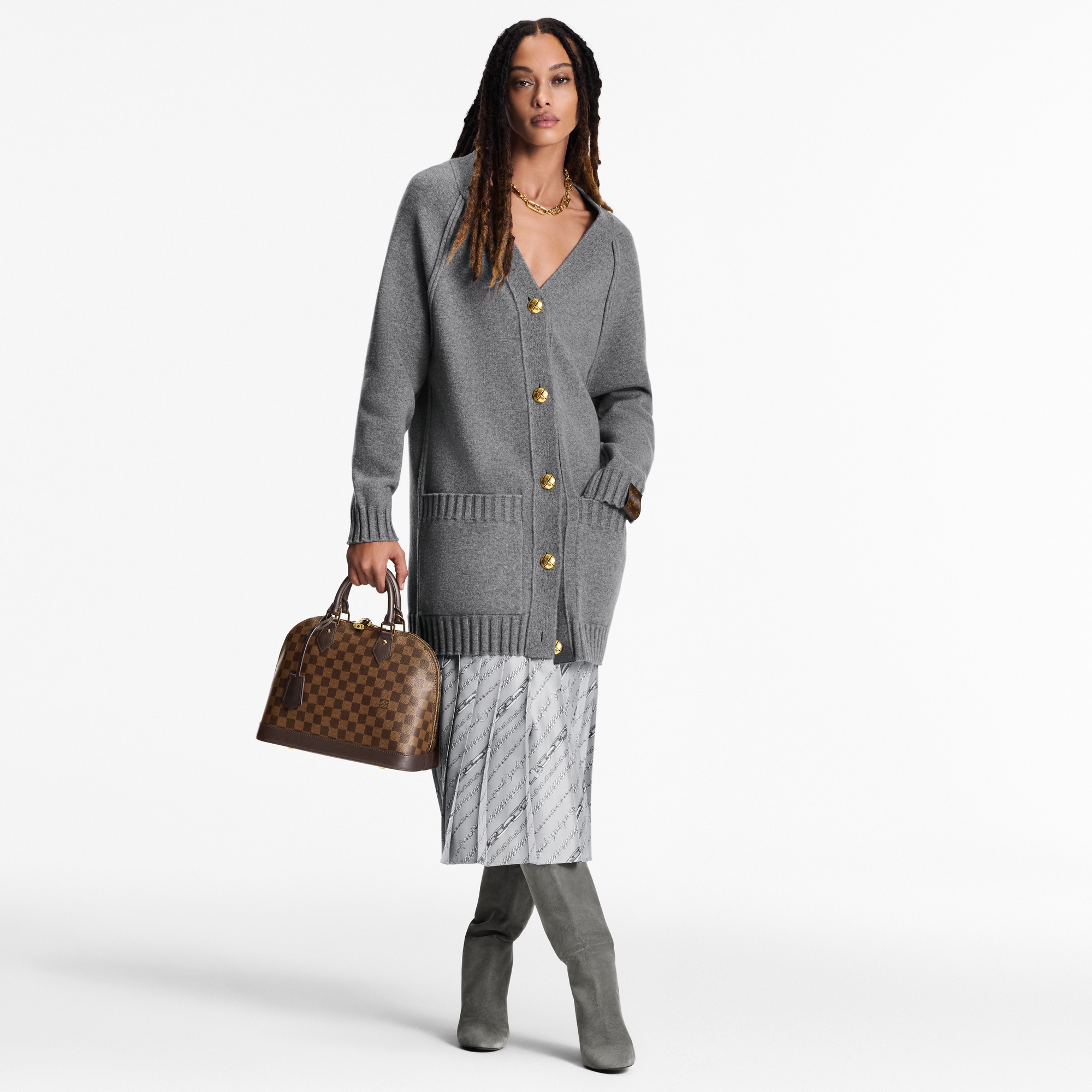 Alma PM Damier Ebène 帆布 in 女士