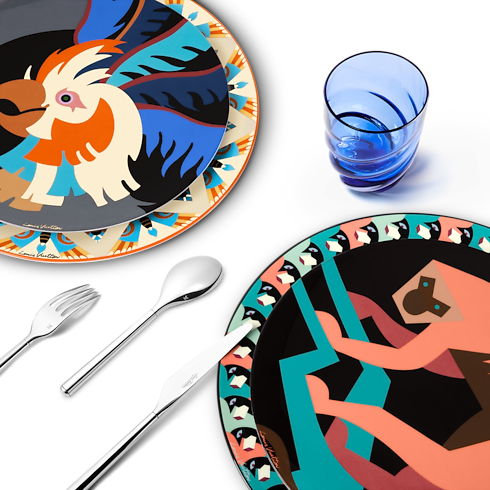 Animali Fantastici Faces 飾碟 in 行李箱、旅行用品及家居精品's 家居及餐具精品 餐桌藝術 collections by Louis Vuitton (產品縮放)