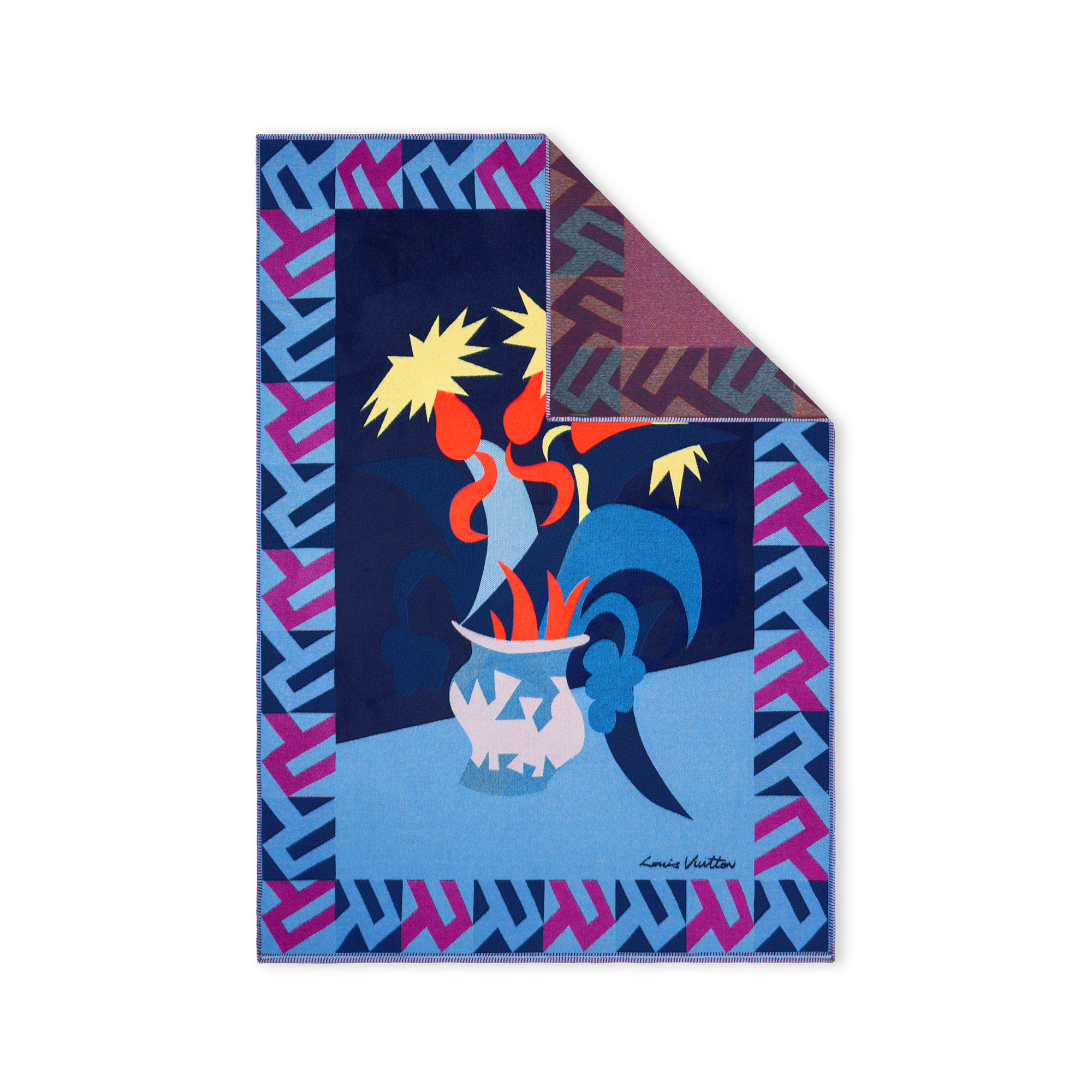 Animali Fantastici Flowers Throw 毛氈  in 行李箱、旅行用品及家居精品