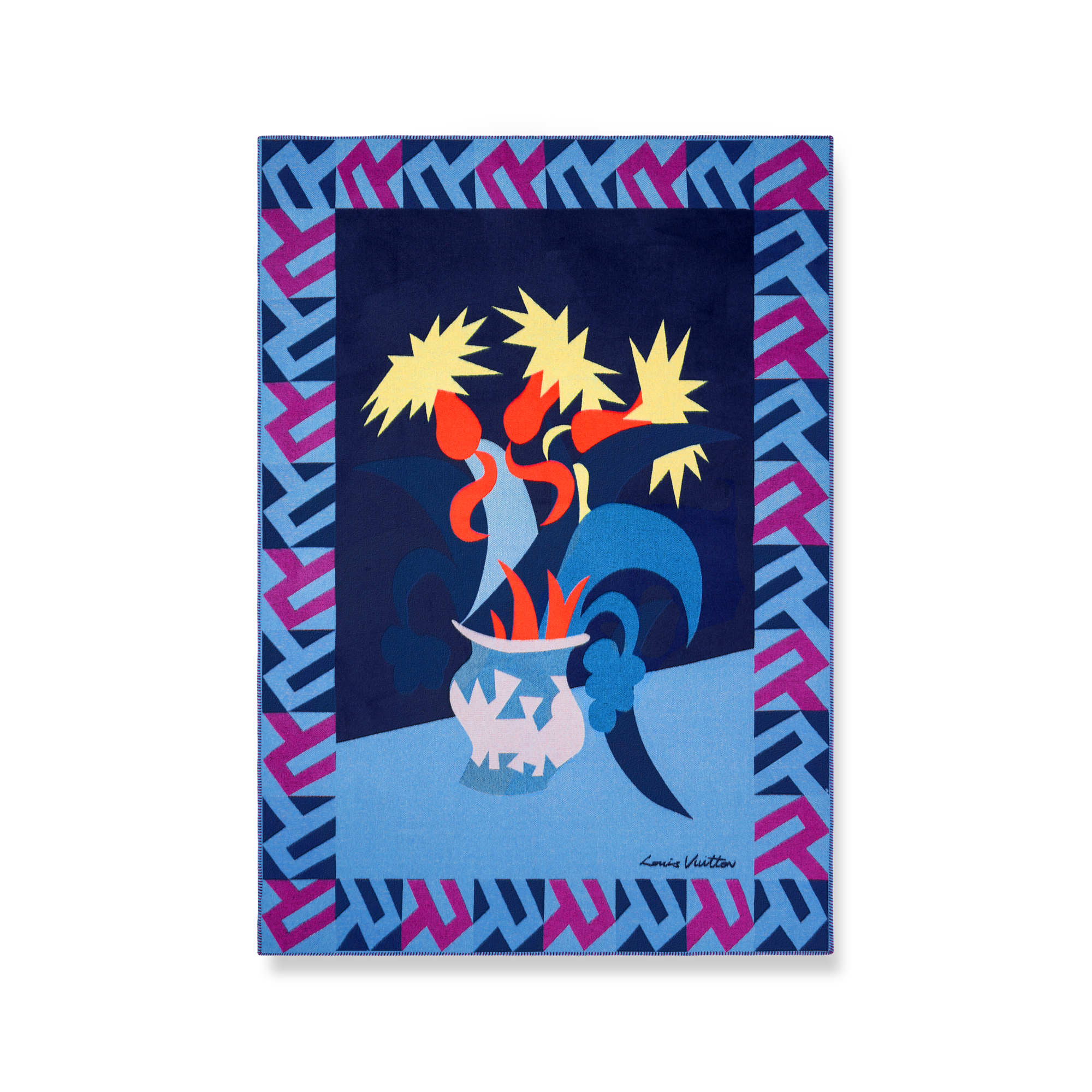 Animali Fantastici Flowers Throw 毛氈  in 行李箱、旅行用品及家居精品