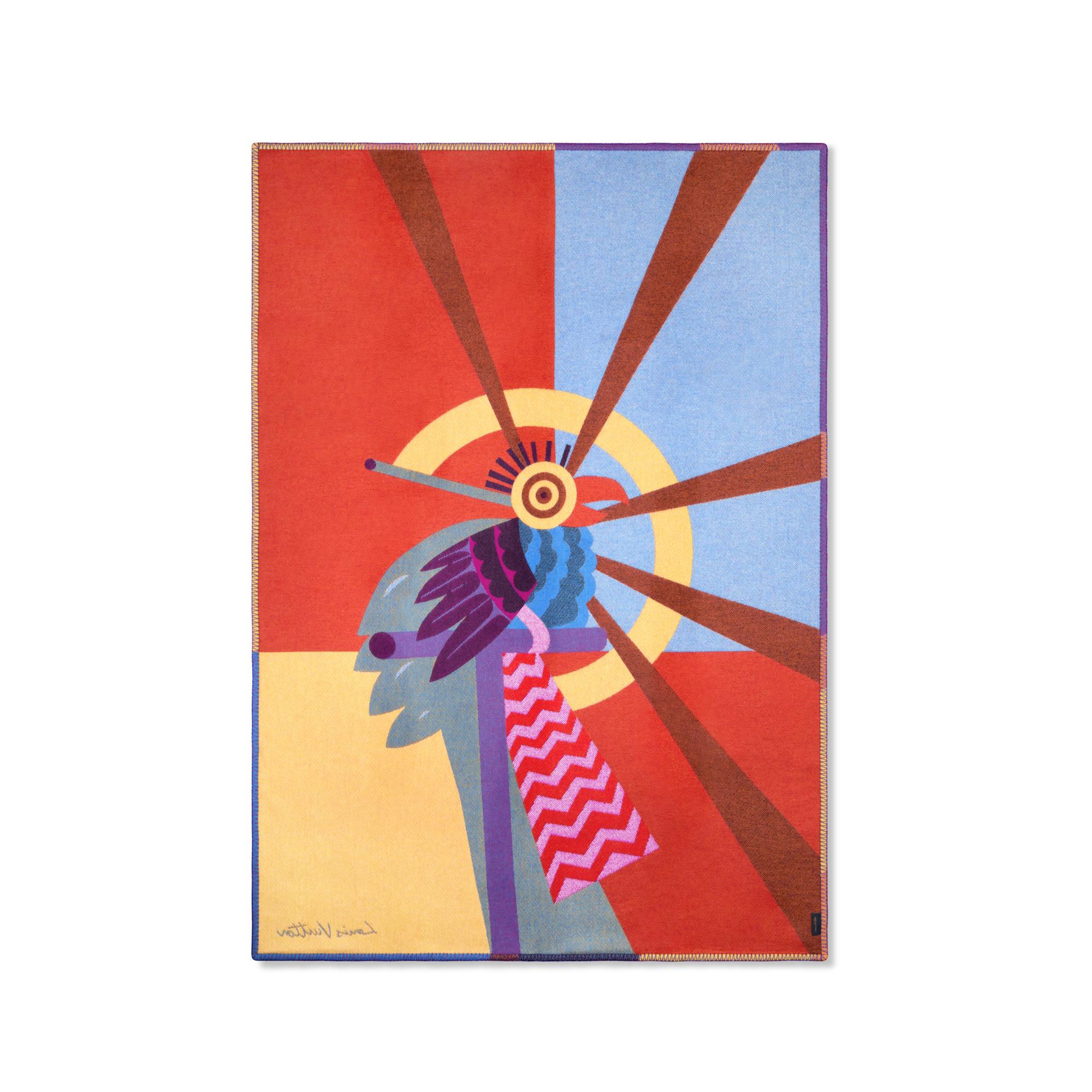 Animali Fantastici Parrot Throw 毛氈  in 行李箱、旅行用品及家居精品