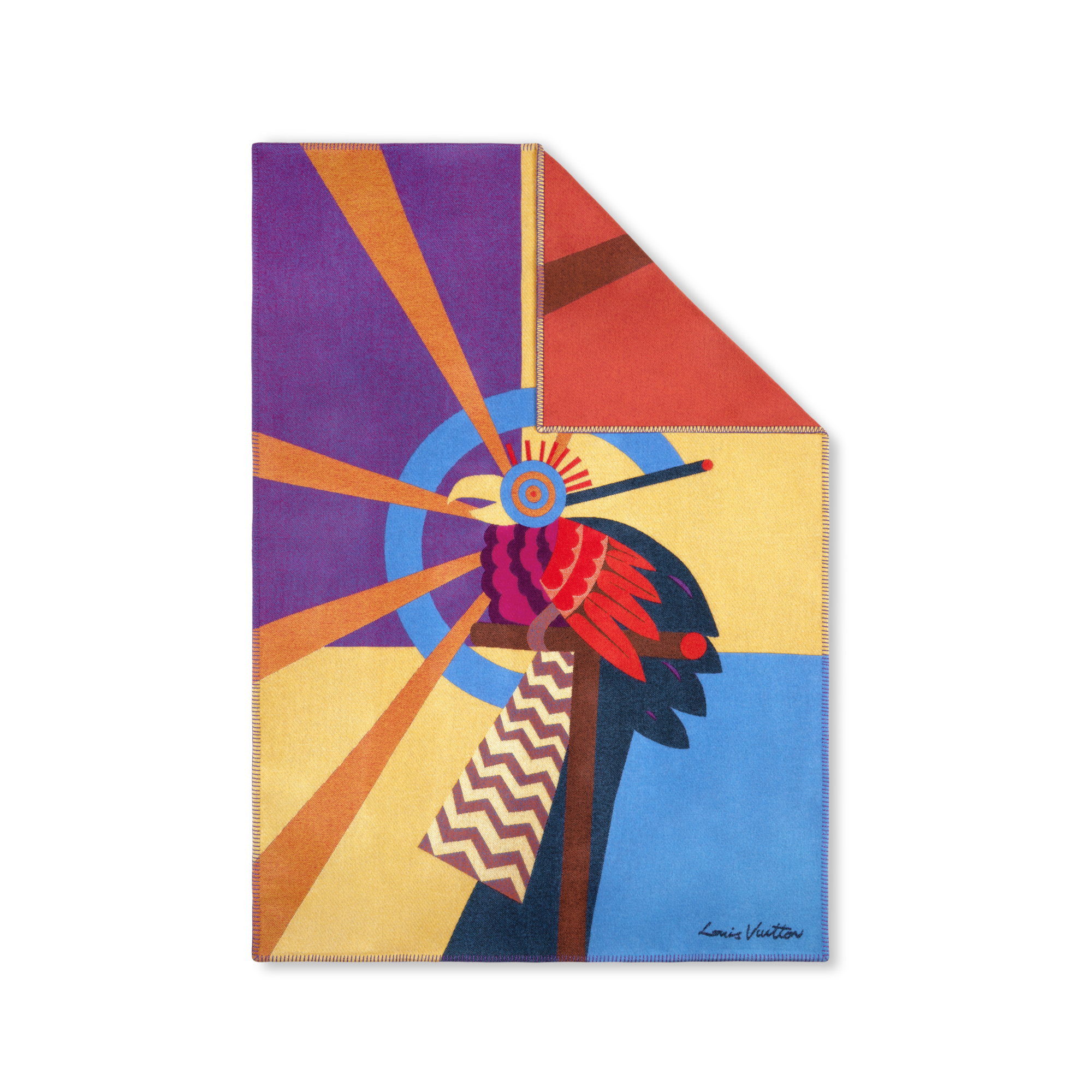 Animali Fantastici Parrot Throw 毛氈  in 行李箱、旅行用品及家居精品