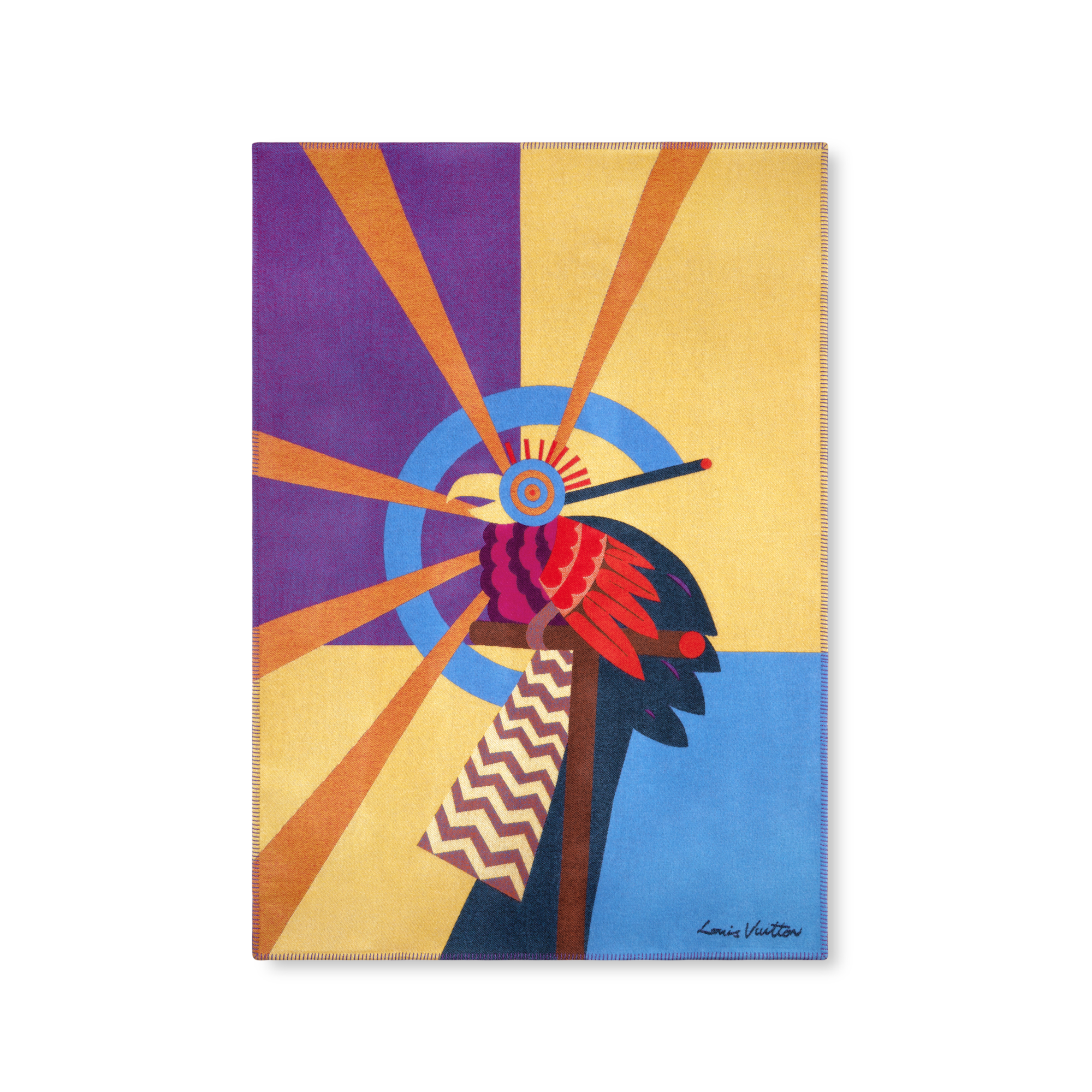 Animali Fantastici Parrot Throw 毛氈  in 行李箱、旅行用品及家居精品