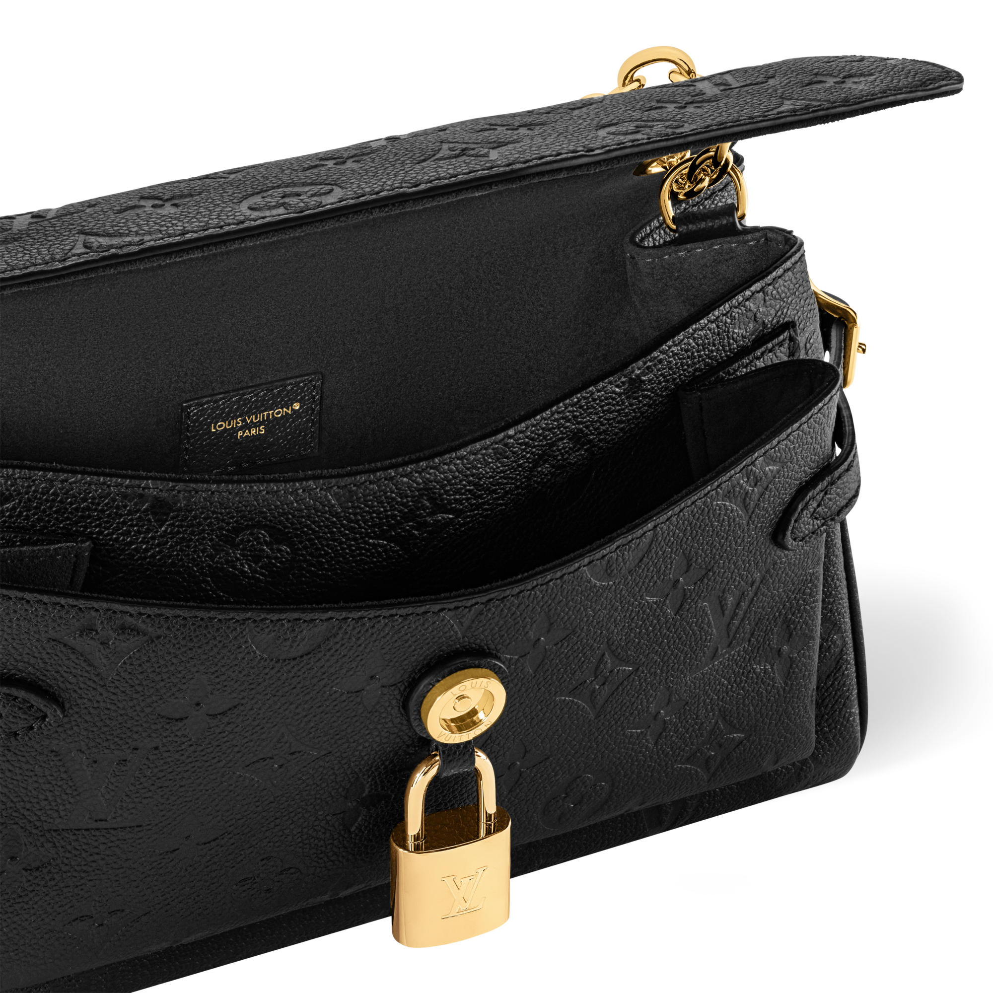 Anytime Flap Bag Monogram Empreinte 皮革 in 女士