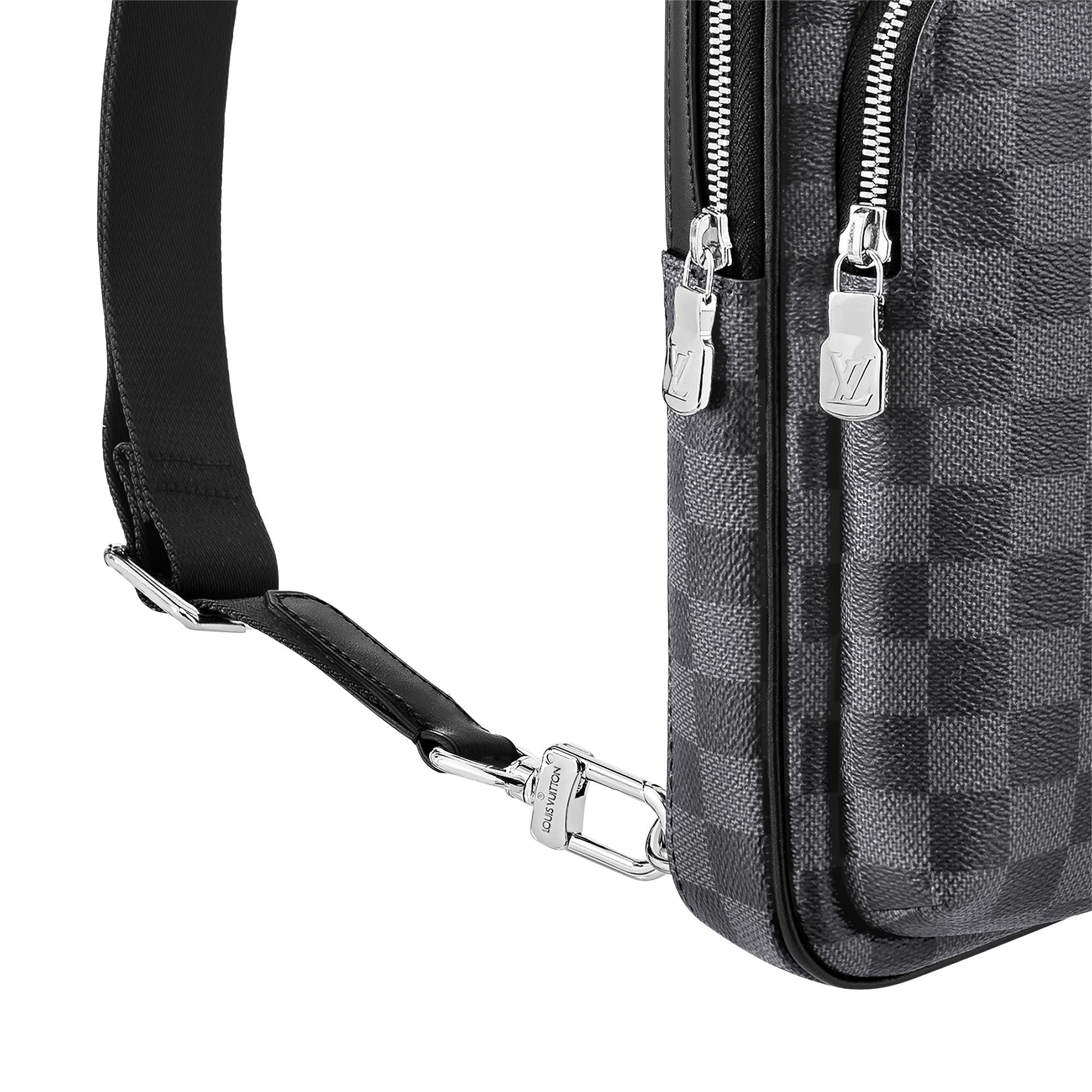 Avenue NM 斜背包 Damier Graphite 帆布 in 男士