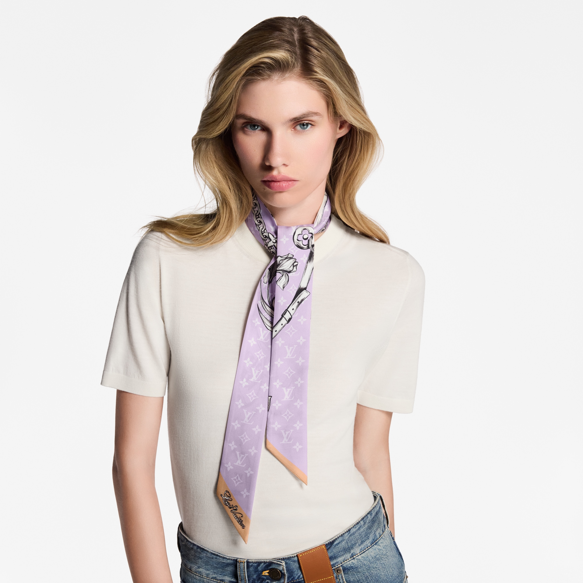 Blooming Monogram BB 長絲巾 . in 女士