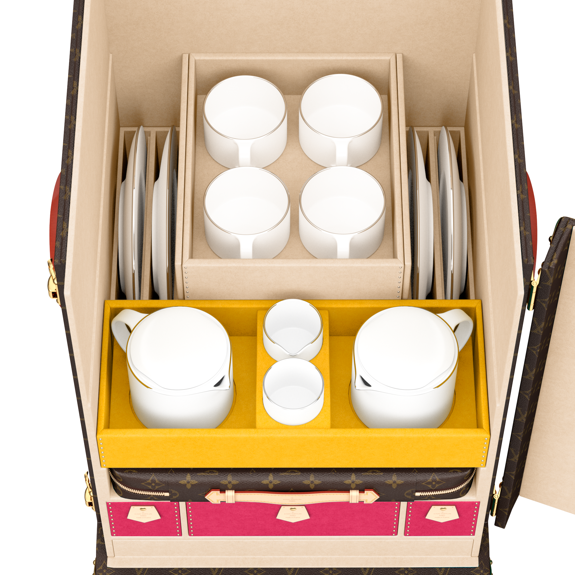 Boîte Afternoon Tea Monogram 帆布 in 行李箱、旅行用品及家居精品