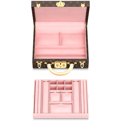 Boîte Bijoux Rose Ballerine Monogram 帆布 in 男士's 旅遊用品 硬殼行李箱 collections by Louis Vuitton (產品縮放)