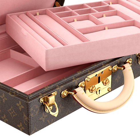 Boîte Bijoux Rose Ballerine Monogram 帆布 in 男士's 旅遊用品 硬殼行李箱 collections by Louis Vuitton (產品縮放)
