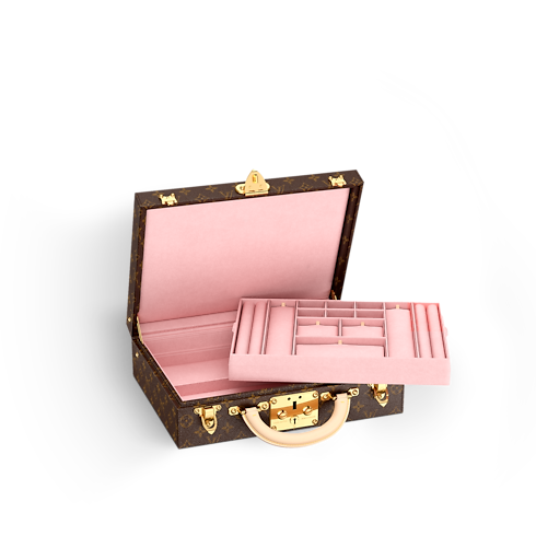 Boîte Bijoux Rose Ballerine Monogram 帆布 in 男士's 旅遊用品 硬殼行李箱 collections by Louis Vuitton (產品縮放)