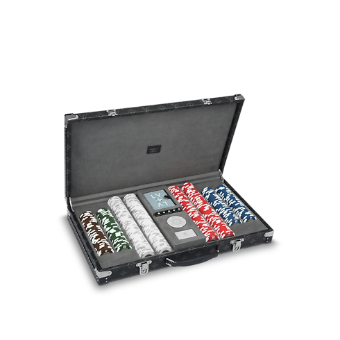 Boîte Jeu Poker Monogram Eclipse 帆布 in 男士's 旅遊用品 硬殼行李箱 collections by Louis Vuitton (產品縮放)