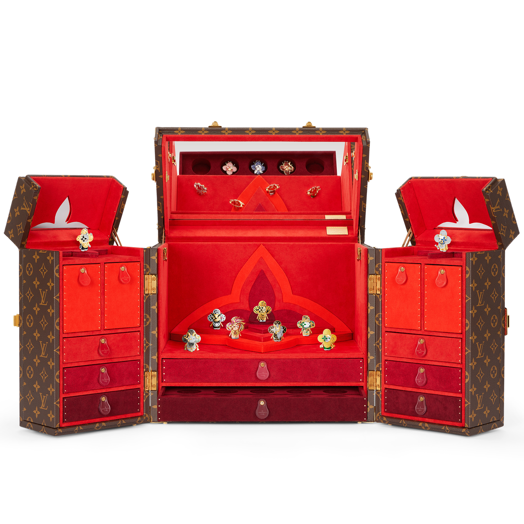 Boîte Joaillerie Vivienne Zodiac Monogram 帆布 in 行李箱、旅行用品及家居精品