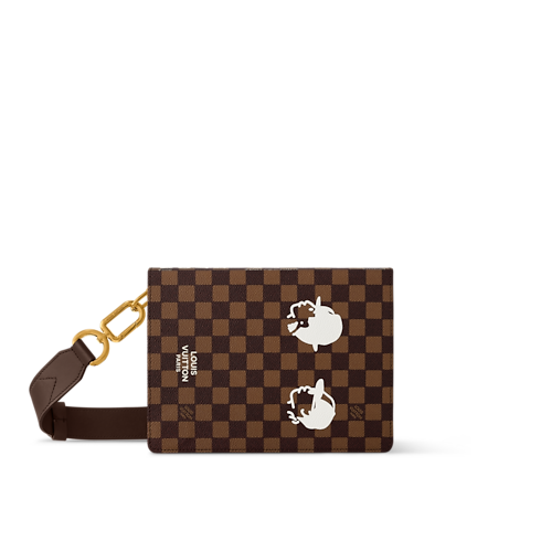 Book 郵差包 Damier Ebène 帆布 in 時尚包包及小型皮件's 男士時尚包包 全新系列 collections by Louis Vuitton (產品縮放)