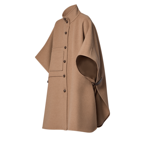 鈕扣斗篷大衣 in 女士's 時裝系列 大衣及外套 collections by Louis Vuitton (產品縮放)