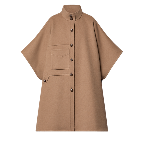 鈕扣斗篷大衣 in 女士's 時裝系列 大衣及外套 collections by Louis Vuitton (產品縮放)