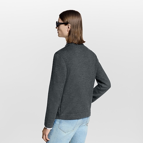 珍珠刺繡開襟外套 in 男士's 時裝系列 時裝總覽 collections by Louis Vuitton (產品縮放)