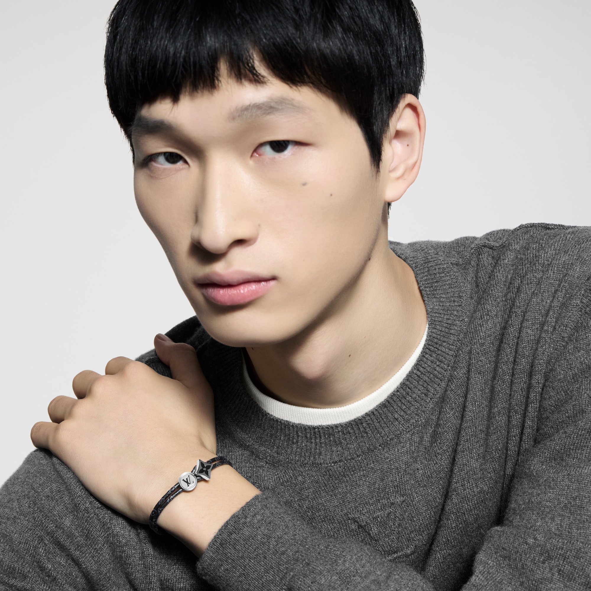 Catch It 手環 Monogram Eclipse 帆布 in 男士