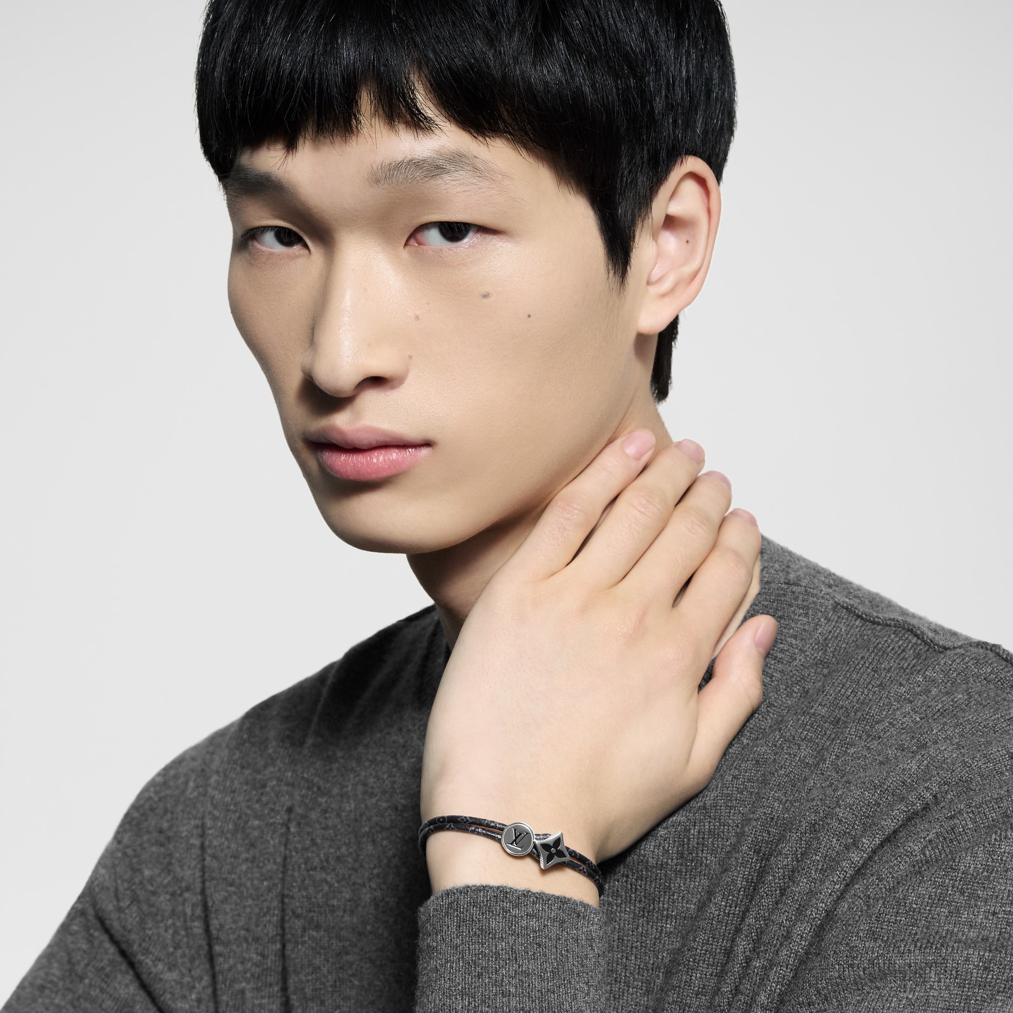 Catch It 手環 Monogram Eclipse 帆布 in 男士