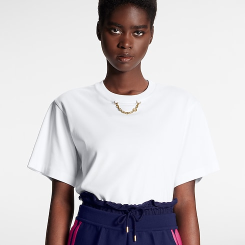 鏈帶細節 T 恤 in 女士's 時裝系列 上衣 collections by Louis Vuitton (產品縮放)