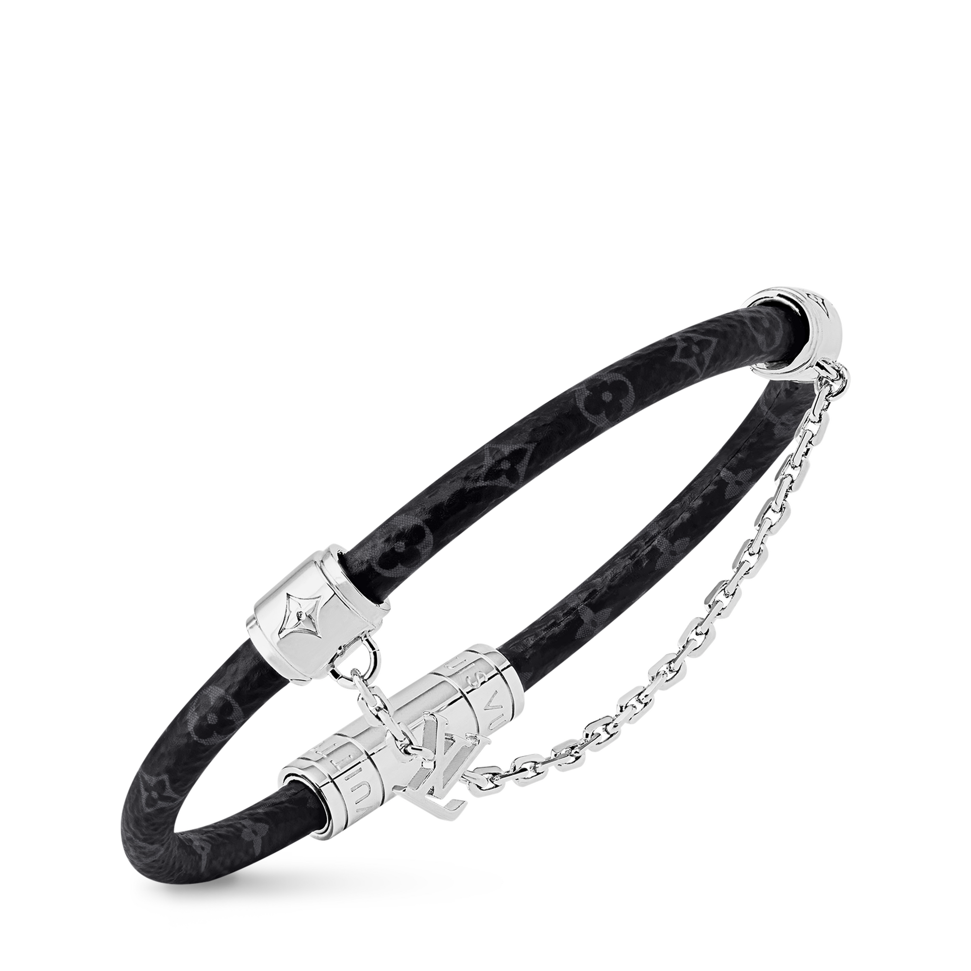 Chain It 手環 Monogram Eclipse 帆布 in 男士