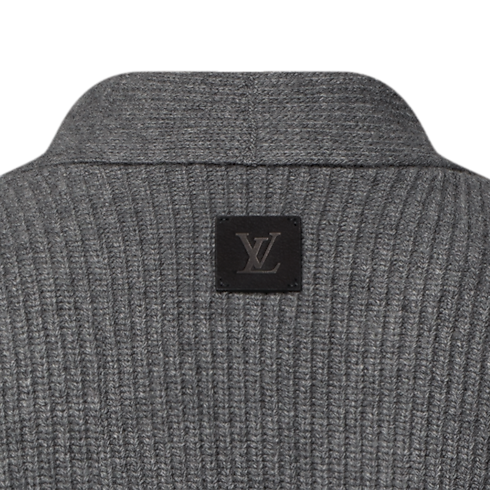 粗針織雙排扣開襟外套 in 男士's 全新系列 } collections by Louis Vuitton (產品縮放)