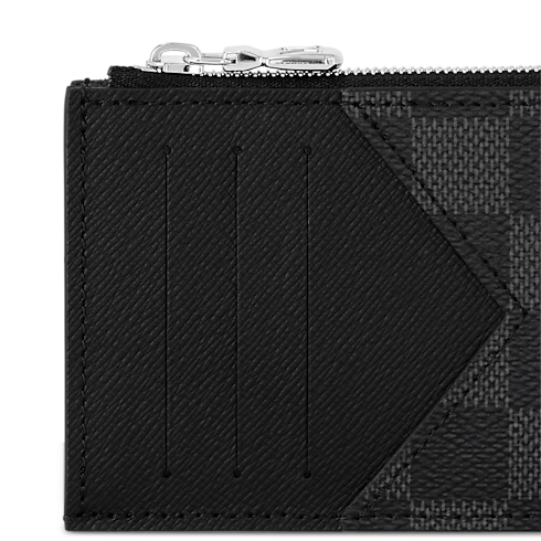 零錢卡片包 Damier Graphite 帆布 in 時尚包包及小型皮件's 男士小型皮件 男生名片夾 collections by Louis Vuitton (產品縮放)