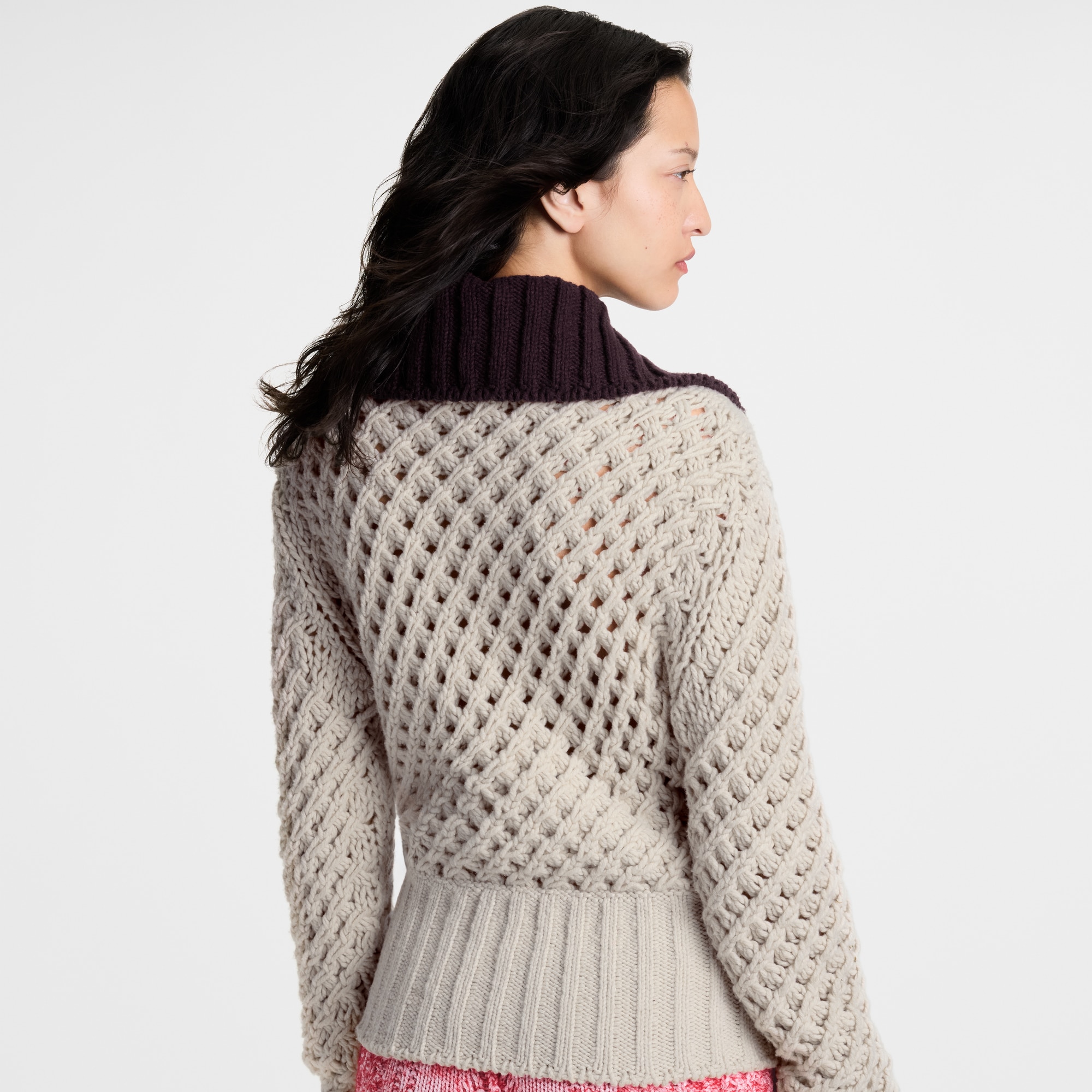 拼色針織外套  in 女士