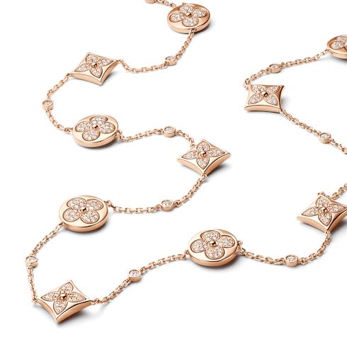 Color Blossom BB 玫瑰K金配鑽石項鍊 in 珠寶系列's 按類別瀏覽 高級珠寶總覽 collections by Louis Vuitton (產品縮放)