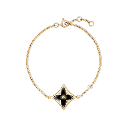 Color Blossom BB 黃K金配縞瑪瑙及鑽石星型圖案手鍊 in 珠寶系列's 按類別瀏覽 高級珠寶總覽 collections by Louis Vuitton (產品縮放)