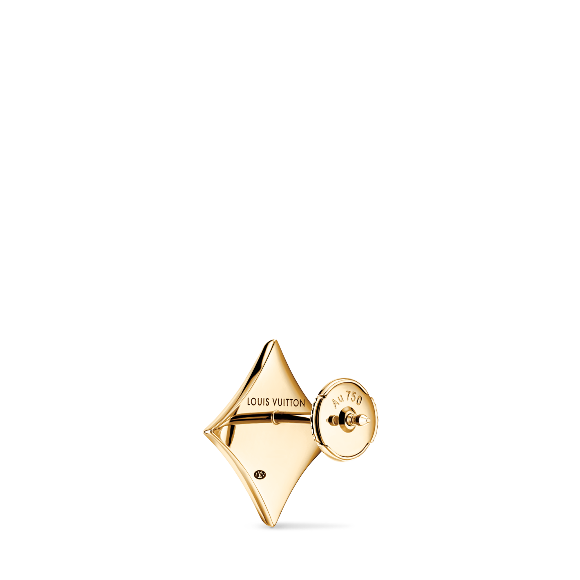Color Blossom BB Star 單枚耳釘 - 配黃K金及縞瑪瑙  in 珠寶系列