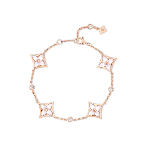 Color Blossom BB Multi-Motifs 手鍊 - 配玫瑰K金、白色珍珠母貝及鑽石 in 珠寶系列's 按類別瀏覽 手鐲 collections by Louis Vuitton (產品縮放)