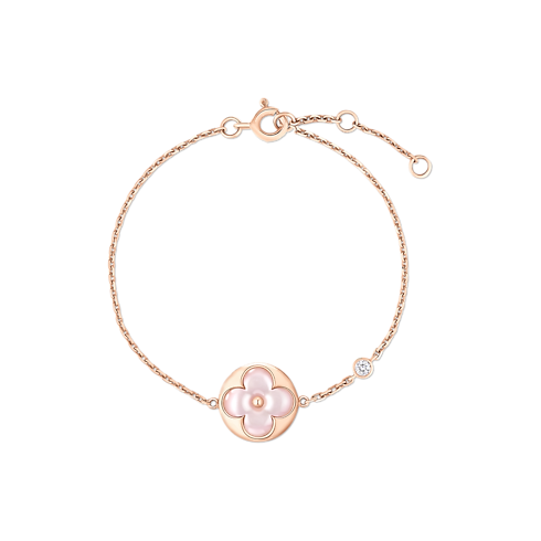 Color Blossom BB Sun 手鍊 - 配玫瑰K金、粉紅色珍珠母貝及鑽石 in 珠寶系列's 按類別瀏覽 手鐲 collections by Louis Vuitton (產品縮放)