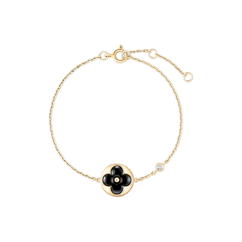 Color Blossom BB Sun 手鍊 - 配黃K金、縞瑪瑙及鑽石 in 珠寶系列's 按類別瀏覽 手鐲 collections by Louis Vuitton (產品縮放)