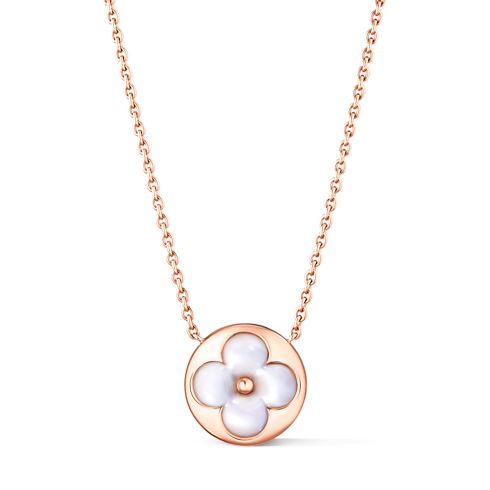 Color Blossom Sun 玫瑰K金鑲白色珍珠母貝吊墜 in 珠寶系列's 按類別瀏覽 高級珠寶總覽 collections by Louis Vuitton (產品縮放)