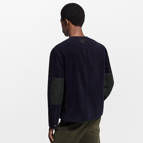 燈芯絨無領外套 in 男士's 時裝系列 西裝外套 collections by Louis Vuitton (產品縮放)