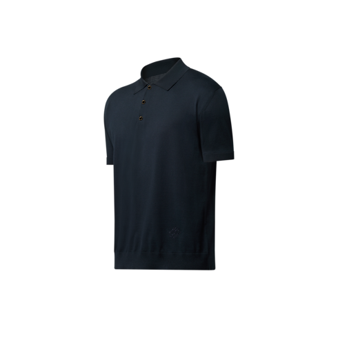 絲棉混紡面料短袖 Polo 衫 in 男士's 時裝系列 襯衫 collections by Louis Vuitton (產品縮放)