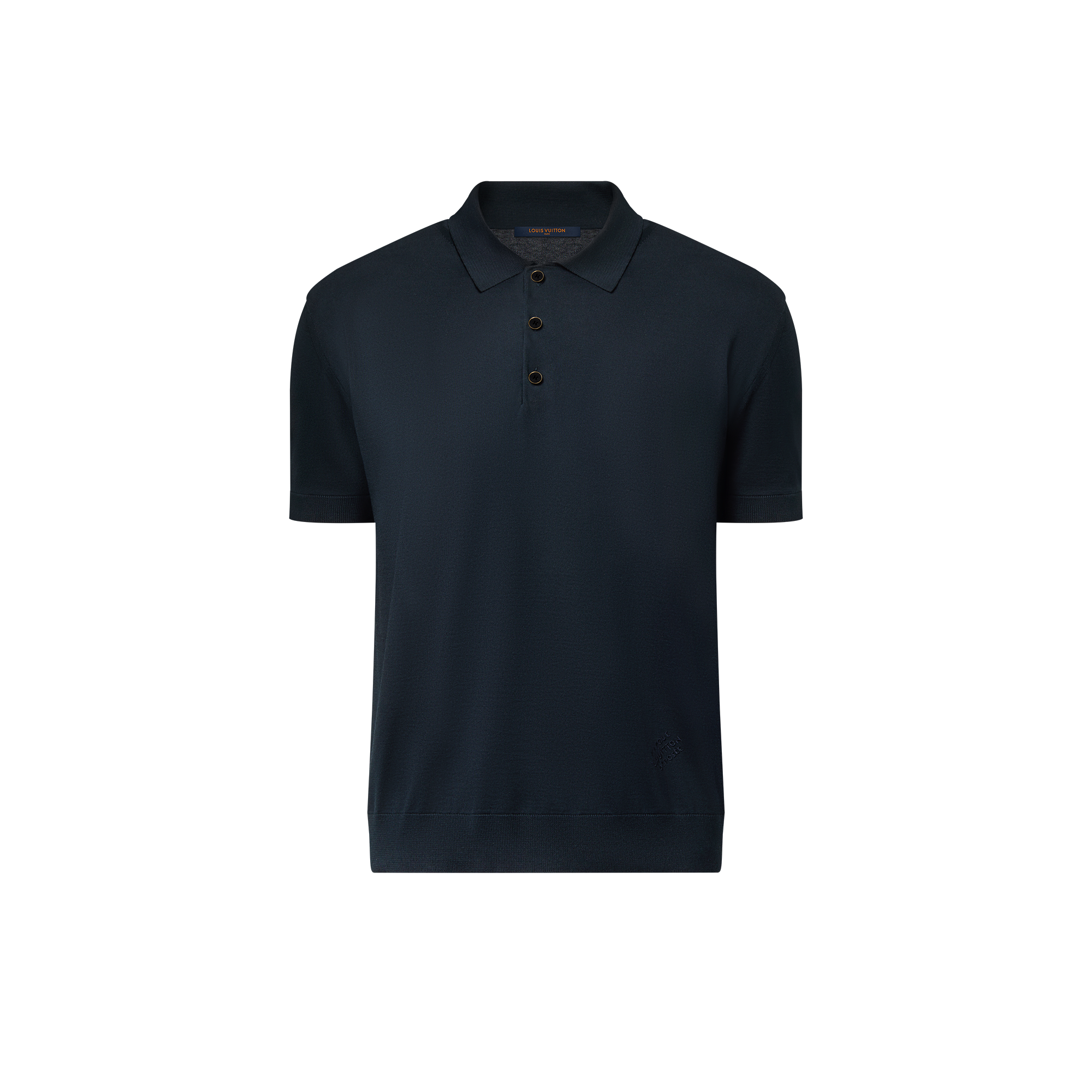 絲棉混紡面料短袖 Polo 衫  in 男士