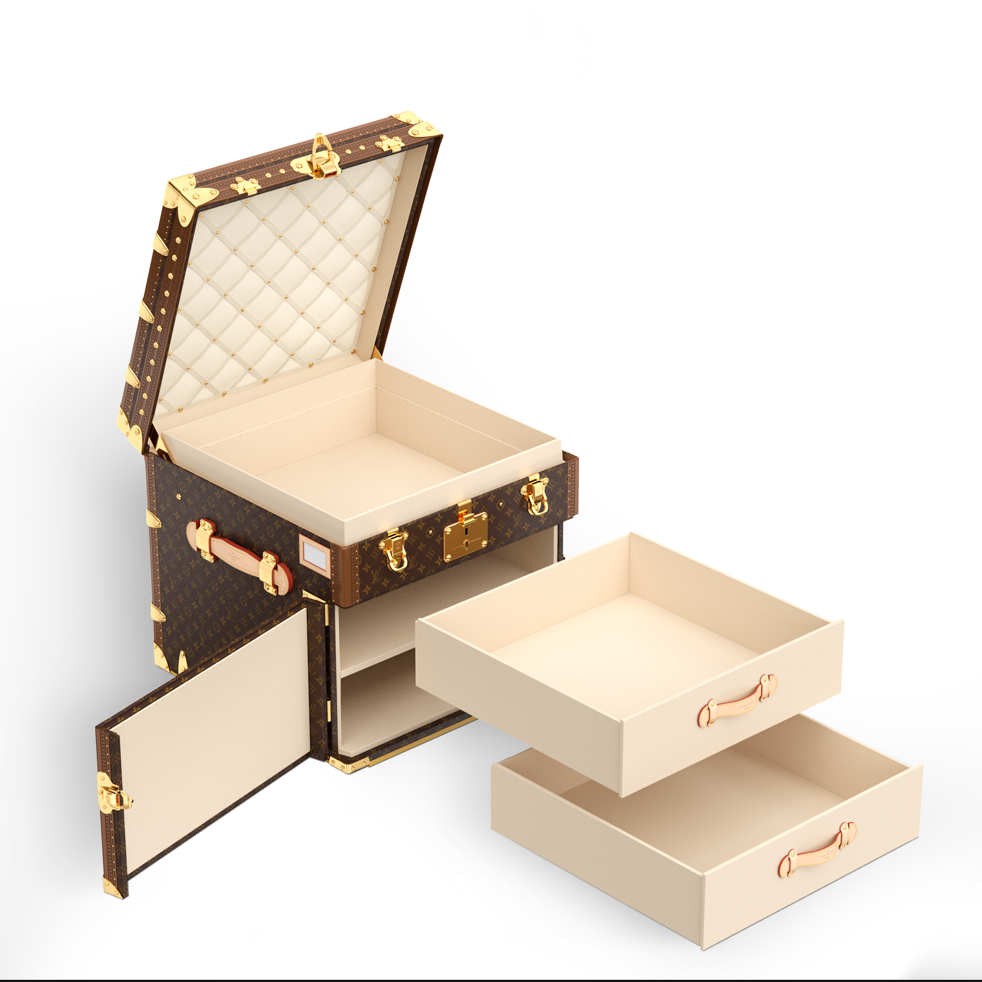 Courrier Lozine Carre Gauche Monogram 帆布 in 行李箱、旅行用品及家居精品