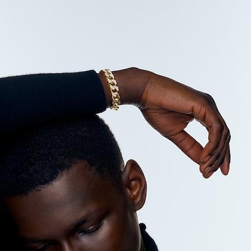 Cuban Chain 手鐲 - 配黃K金及鑽石 in Les Extraordinaires's 珠寶系列 手鐲 collections by Louis Vuitton (產品縮放)