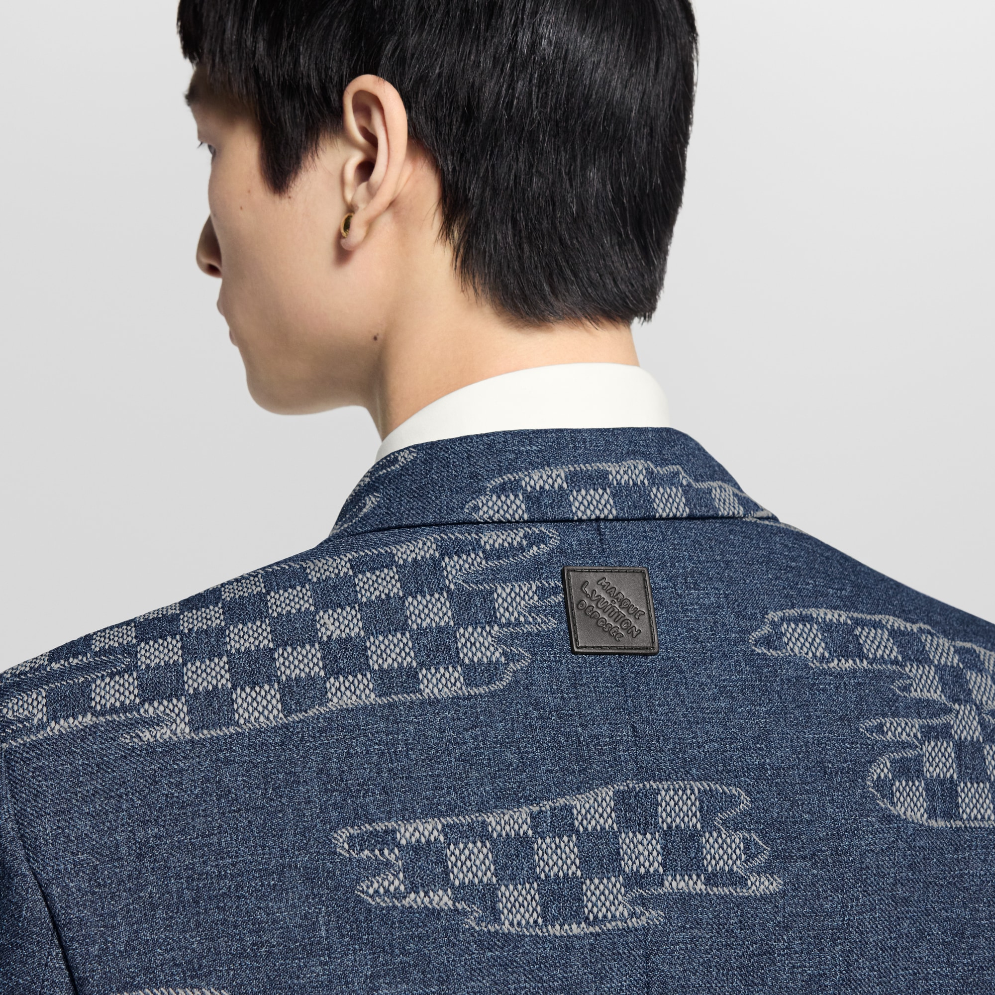 Damier 短身單排扣外套  in 男士