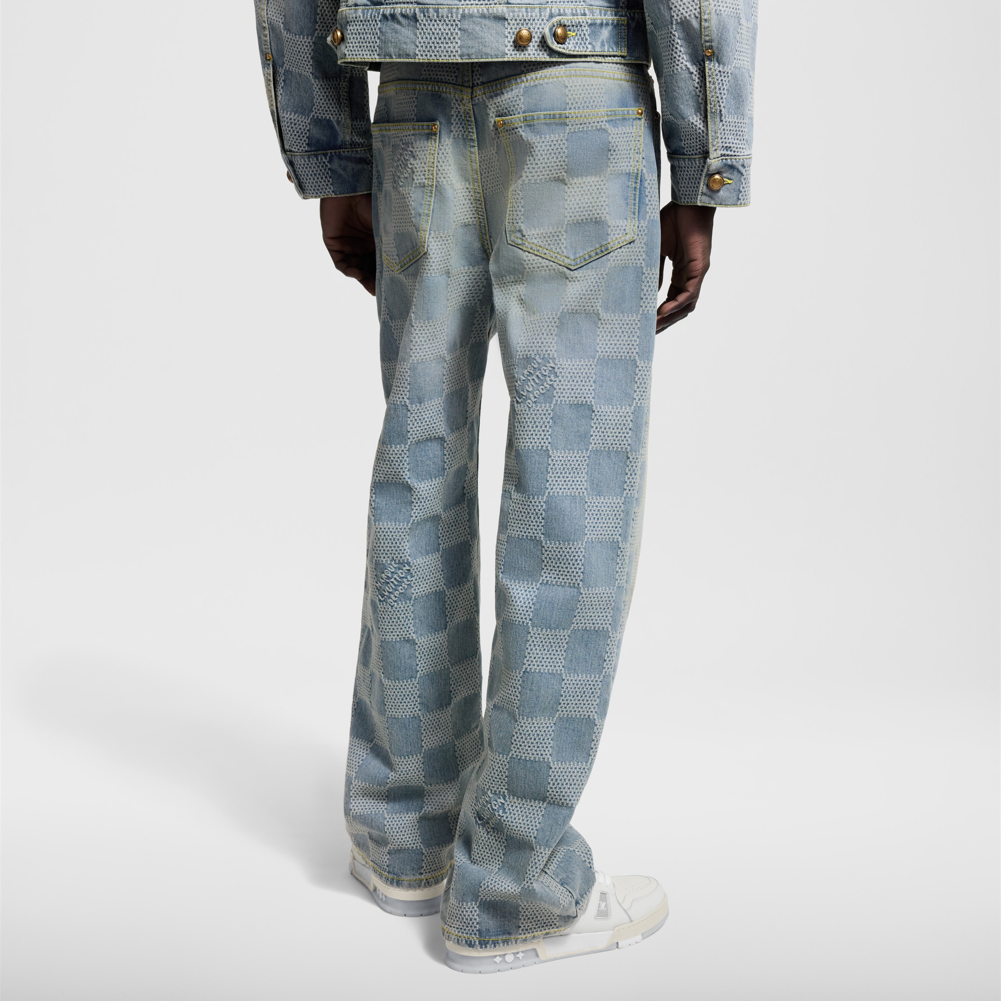 Damier 滑板牛仔褲  in 男士
