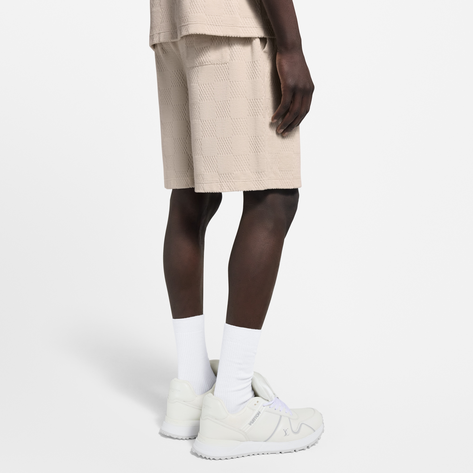 Damier 毛巾圈面料短褲  in 男士