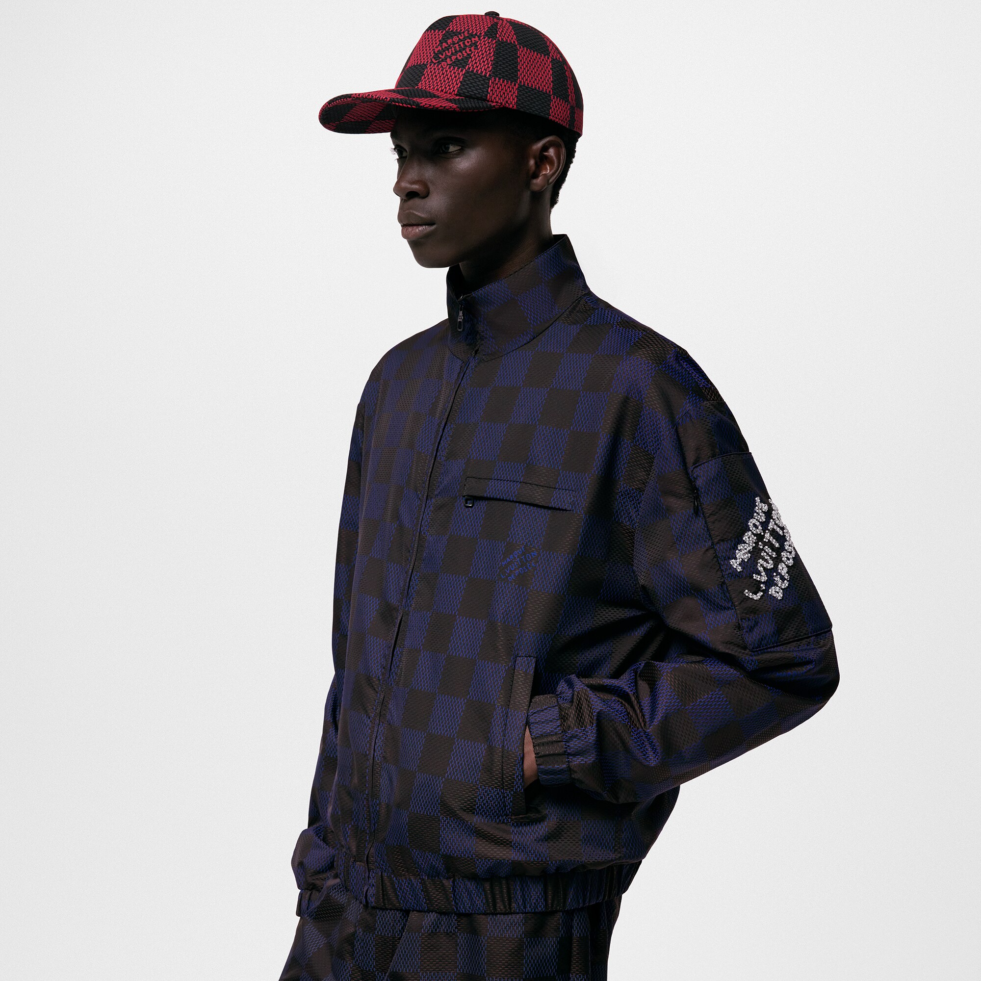 Damier Pop 尼龍旅行外套  in 男士