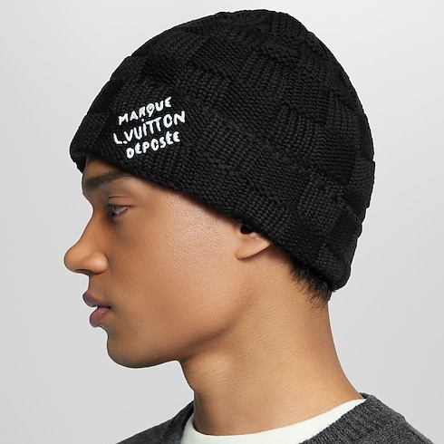 Damier Snug 帽子 cropped view