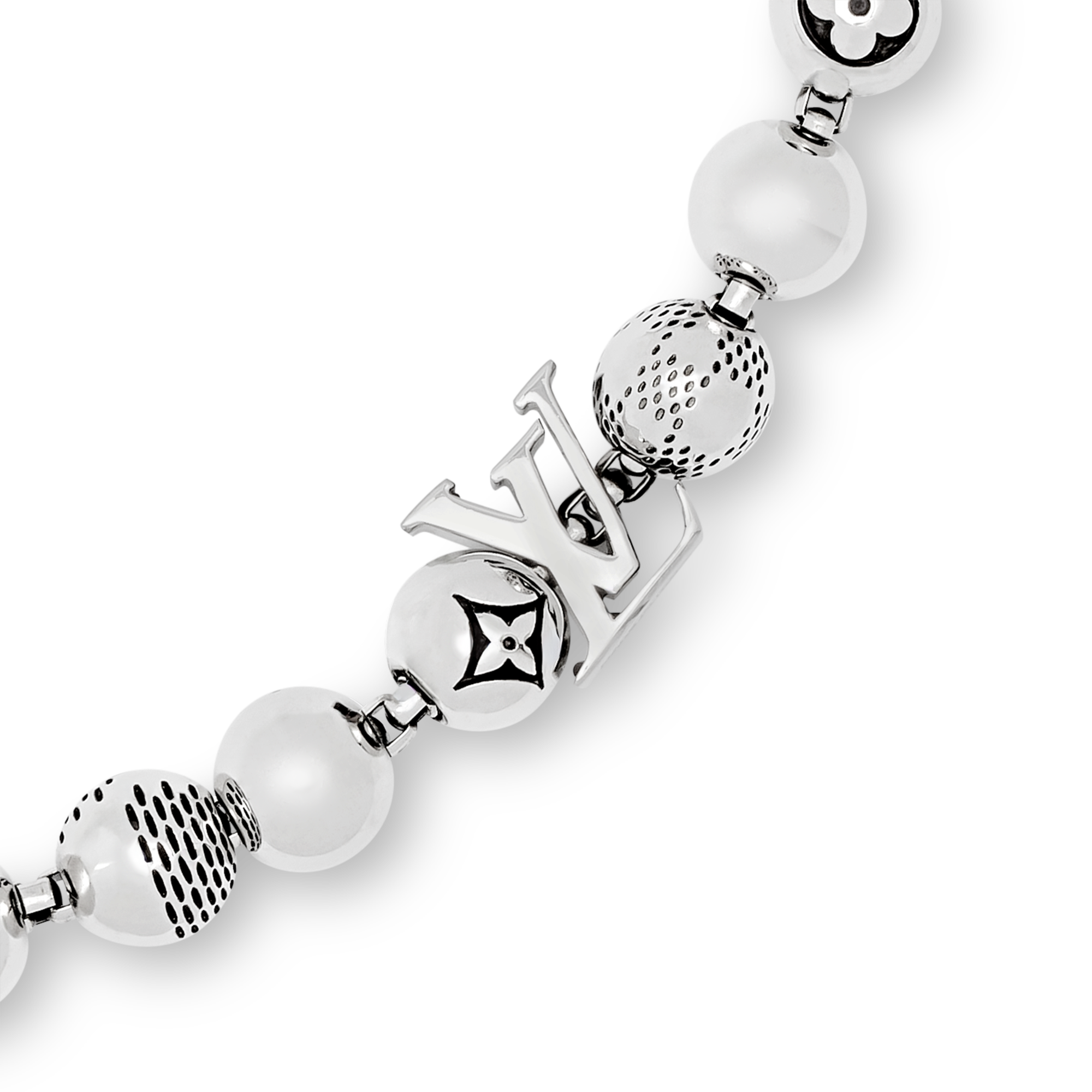 Damier Staples Ball  項鍊 . in 男士