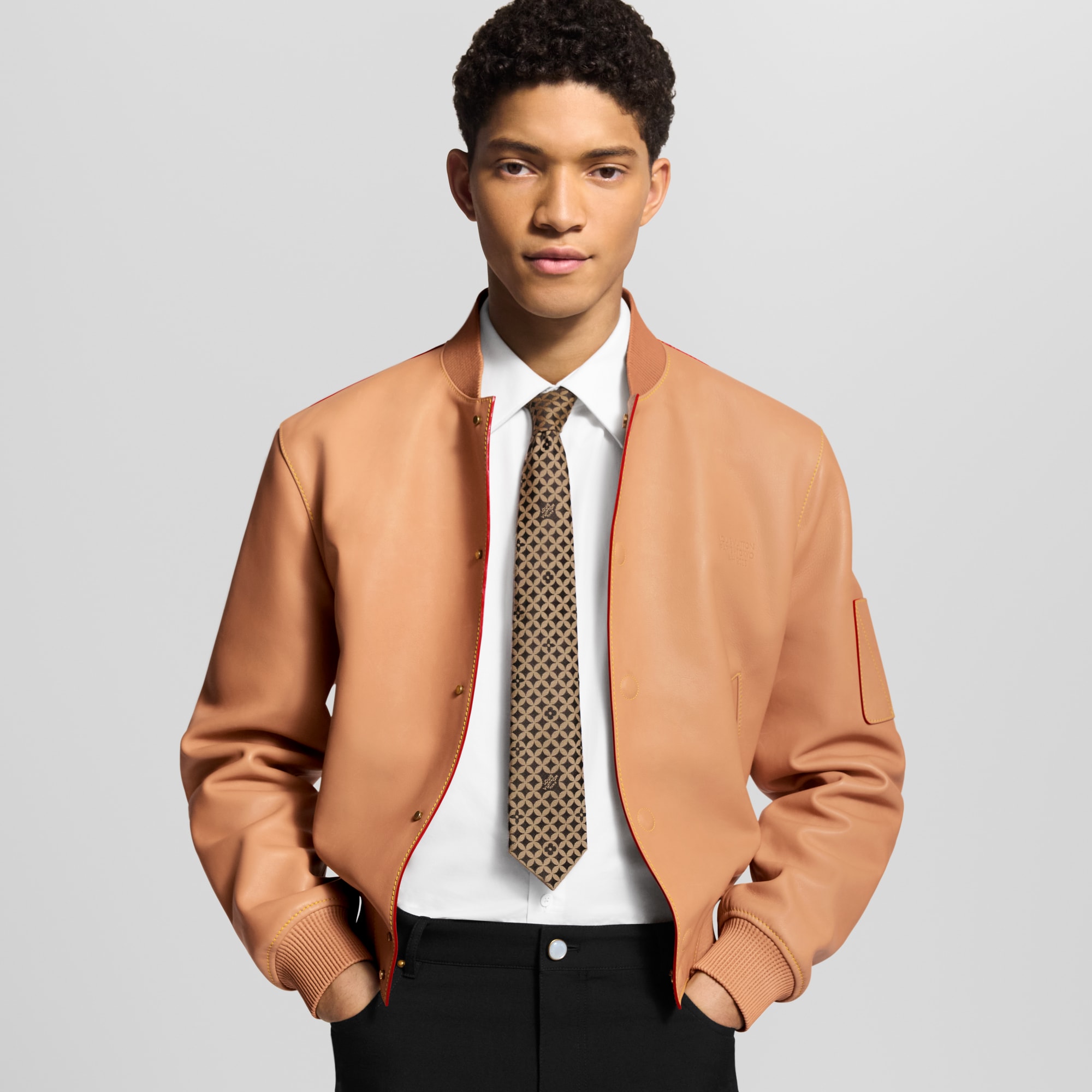 Dandy Monogram 領帶 . in 男士
